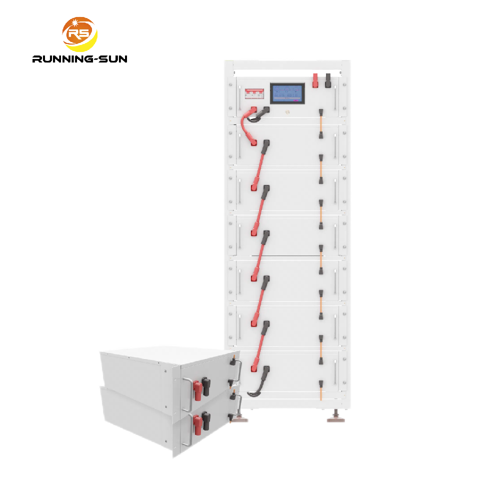 Sistema de almacenamiento de energía con batería LFP de alto voltaje de 50 kWh, 100 kWh y 200 kWh, módulo de 51,2 V, 100 Ah y 280 Ah